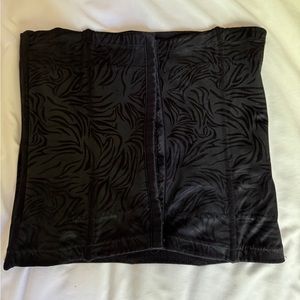 Viral black corset top